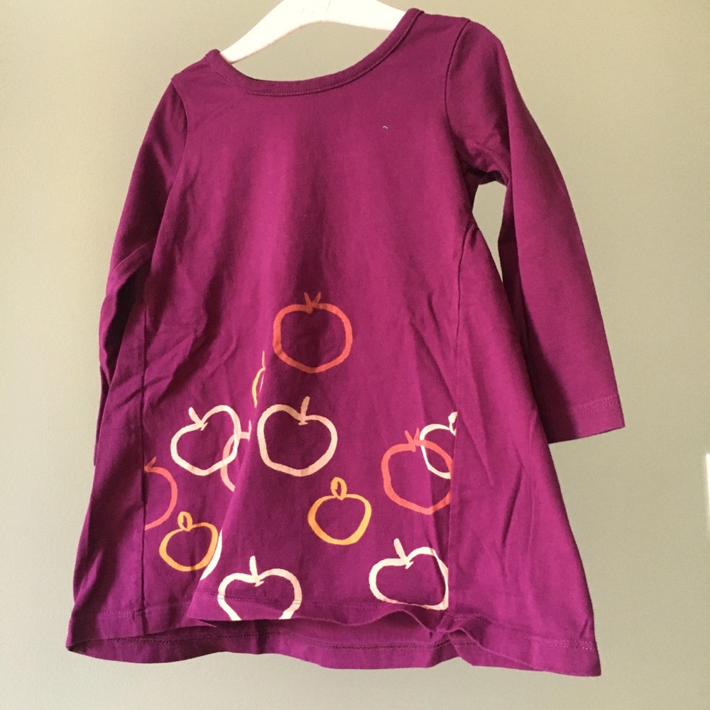 Tea Collection tunic dress with apple print